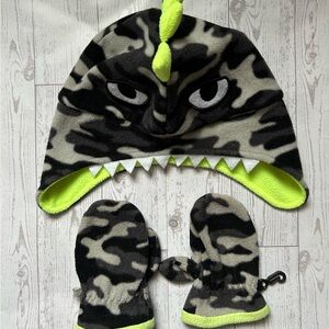 Carter's Camouflage Hat and Mittens